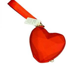 NWT Lululemon heart wristlet OXFORD RED